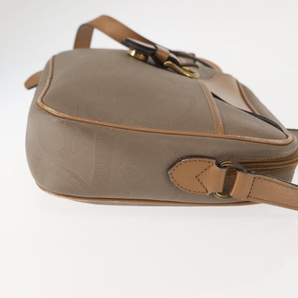 Christian Dior Trotter Canvas Shoulder Bag Beige Gold Auth ep11416 - Picture 6 of 16